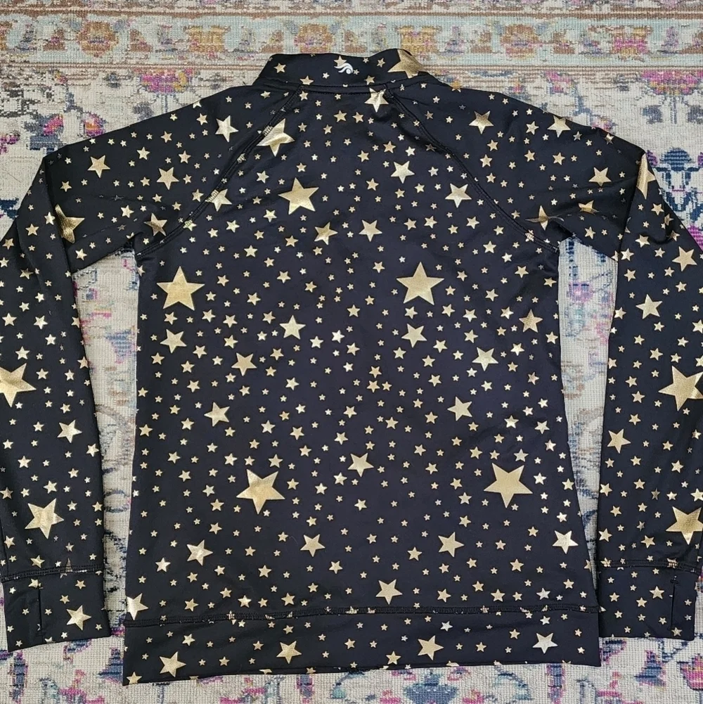 Ideology, Ultrasoft Girls Track Suit Size Small Black & Gold Jacket, sz XL